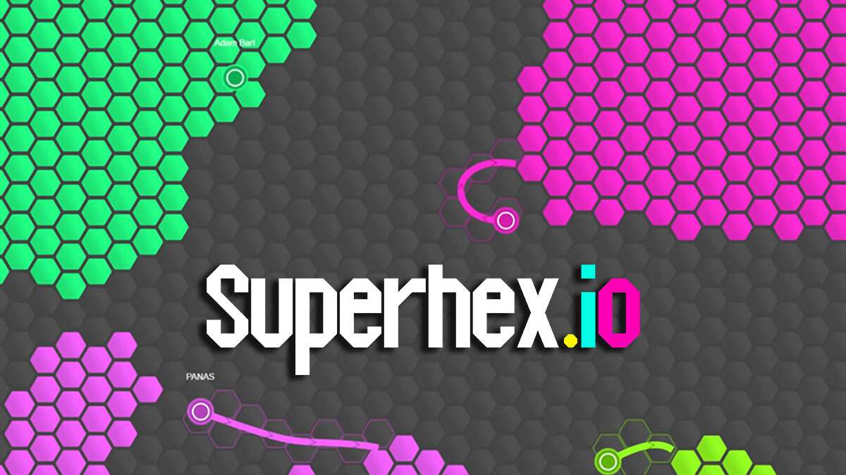 ein screenshot von dem erobern io-game super-hex.io