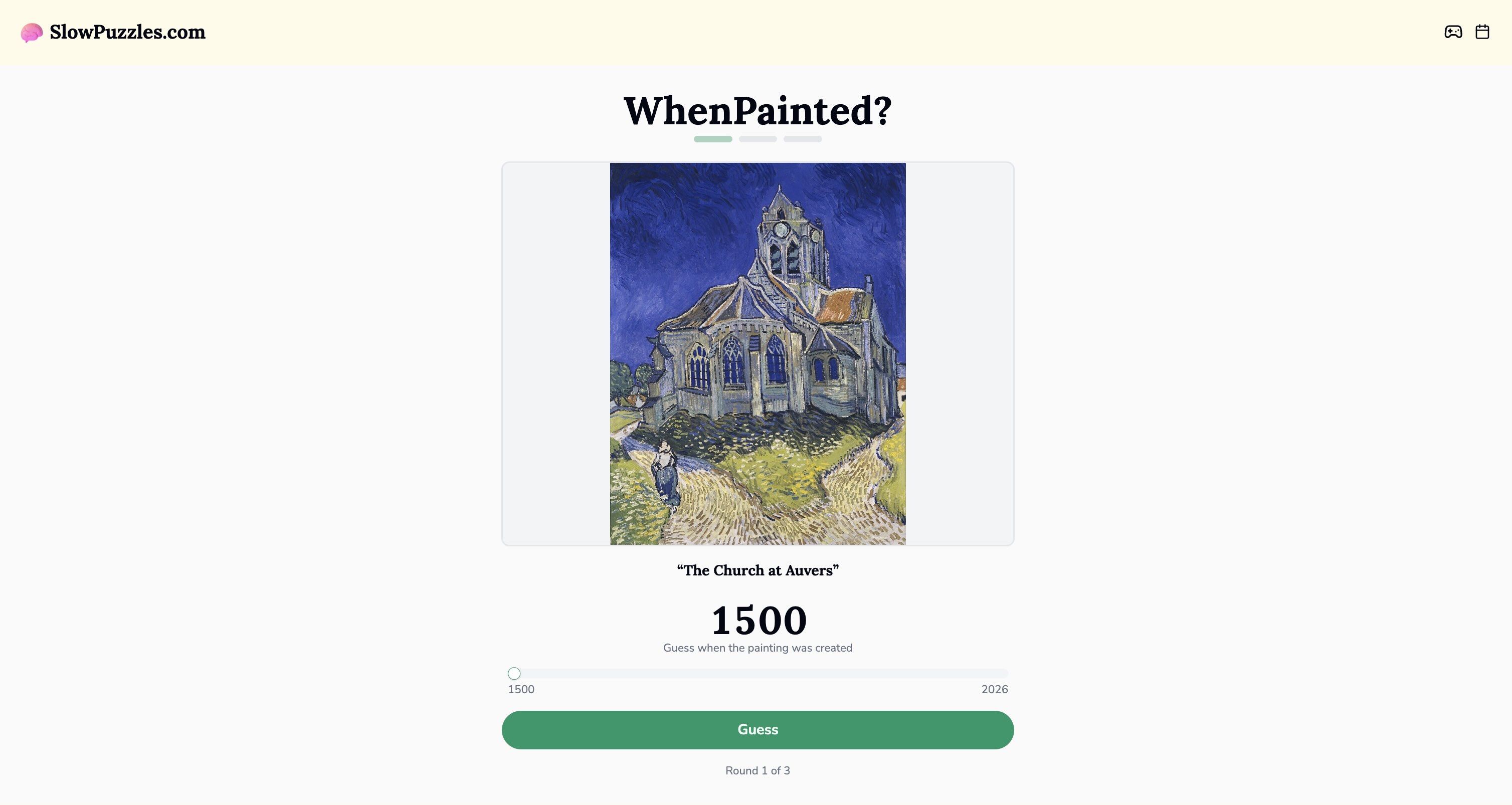 ein screenshot von dem puzzle denkspiele web-spiel WhenPainted