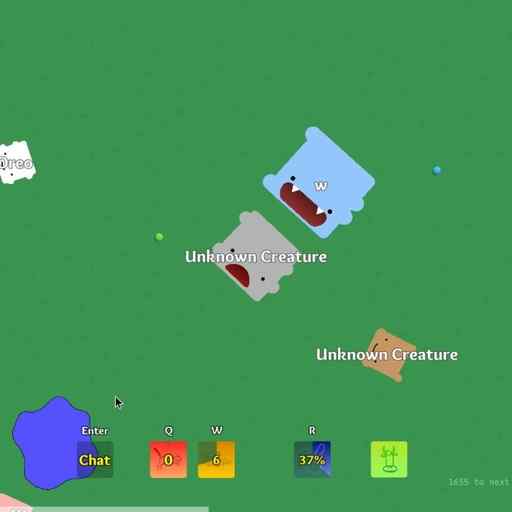 ein screenshot von dem kreatur io-game creatur.io