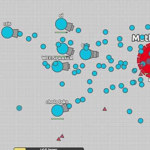 ein screenshot von dem action io-game diep.io