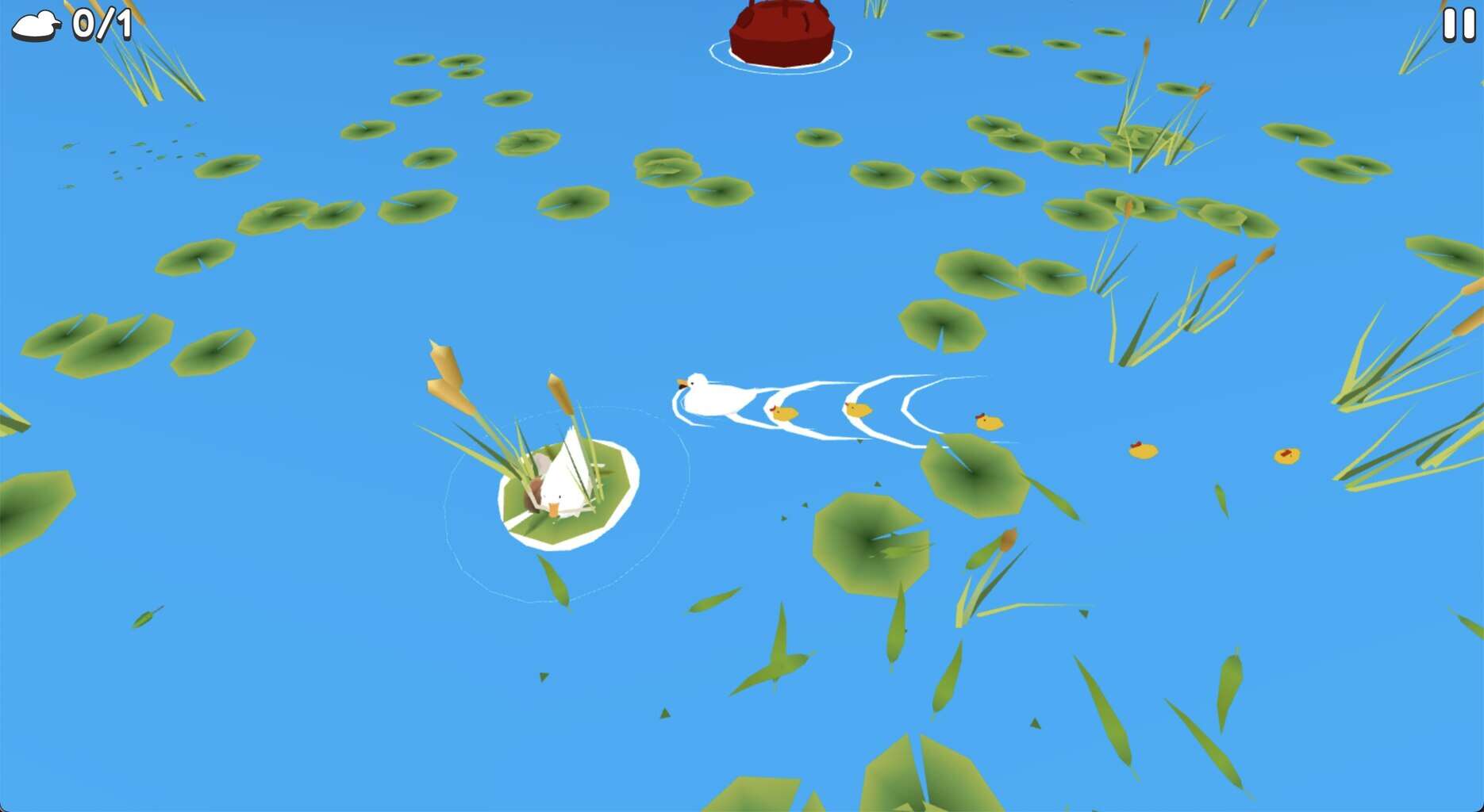 ein screenshot von dem kreatur io-game ducklings.io