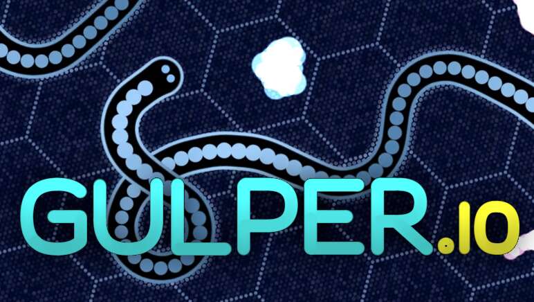 ein screenshot von dem snake web-spiel gulper.io